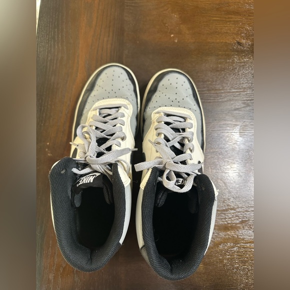 Nike Men's Mid-Top Sneakers — Grey / White / Black - Picture 4 of 7